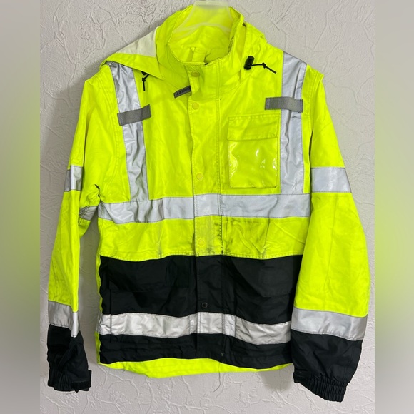 Tingley J24122 ICON 3.1 Hi-Vis Lime Jacket, Waterproof Class 3 Size Small - Picture 1 of 12